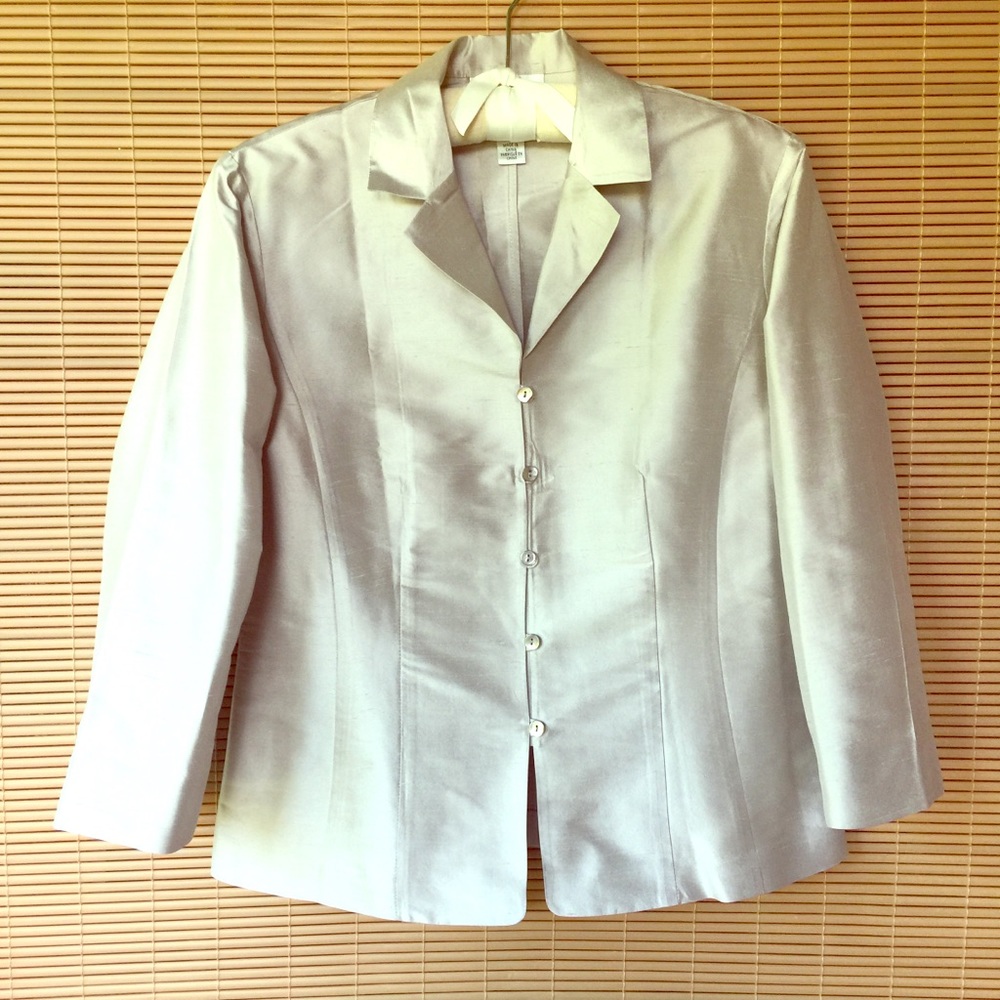 Talbots Silk Blazer